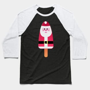 Christmas Santa Claus Festive Popsicle Baseball T-Shirt